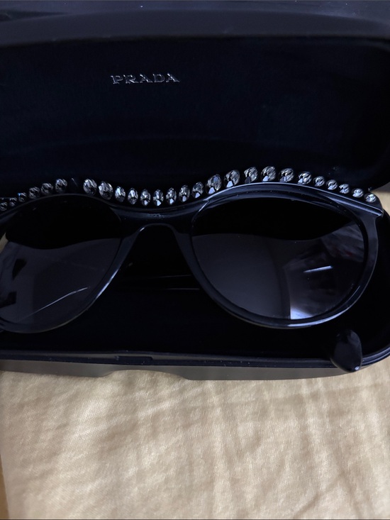 Seraphine Accessories - Prada Matte Black Sunglasses